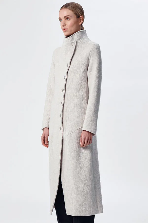 Transit Woollen Coat in Ice