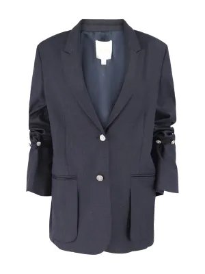 TWP Mo Blazer in Indigo/Charcoal