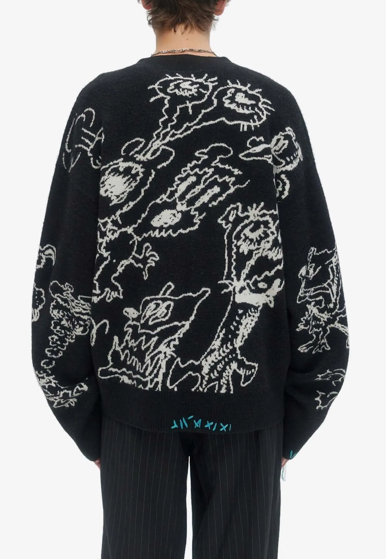 Utopia Jacquard Knit Cardigan