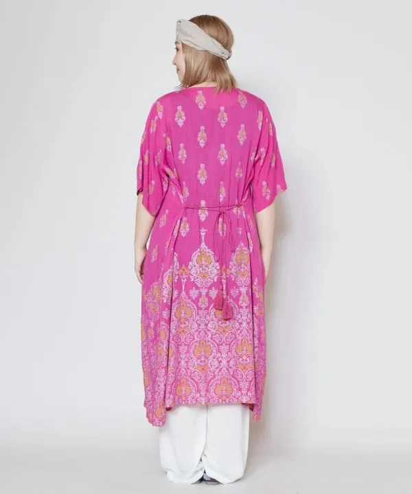 UV Pprotection Rayon Crepe Kimono