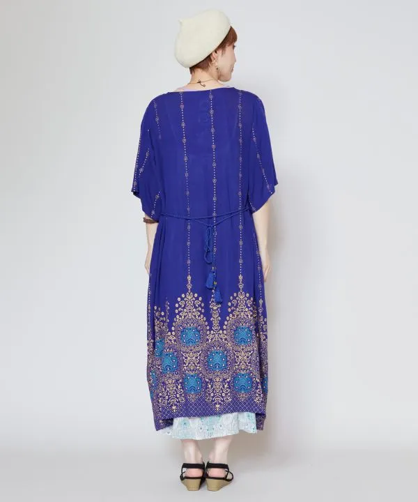 UV Pprotection Rayon Crepe Kimono