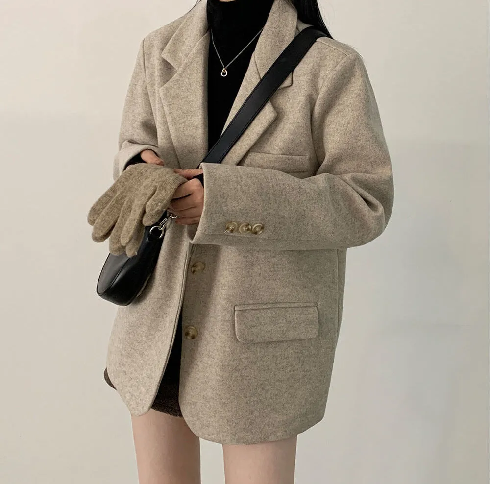 Vintage Woolen Suit Jacket