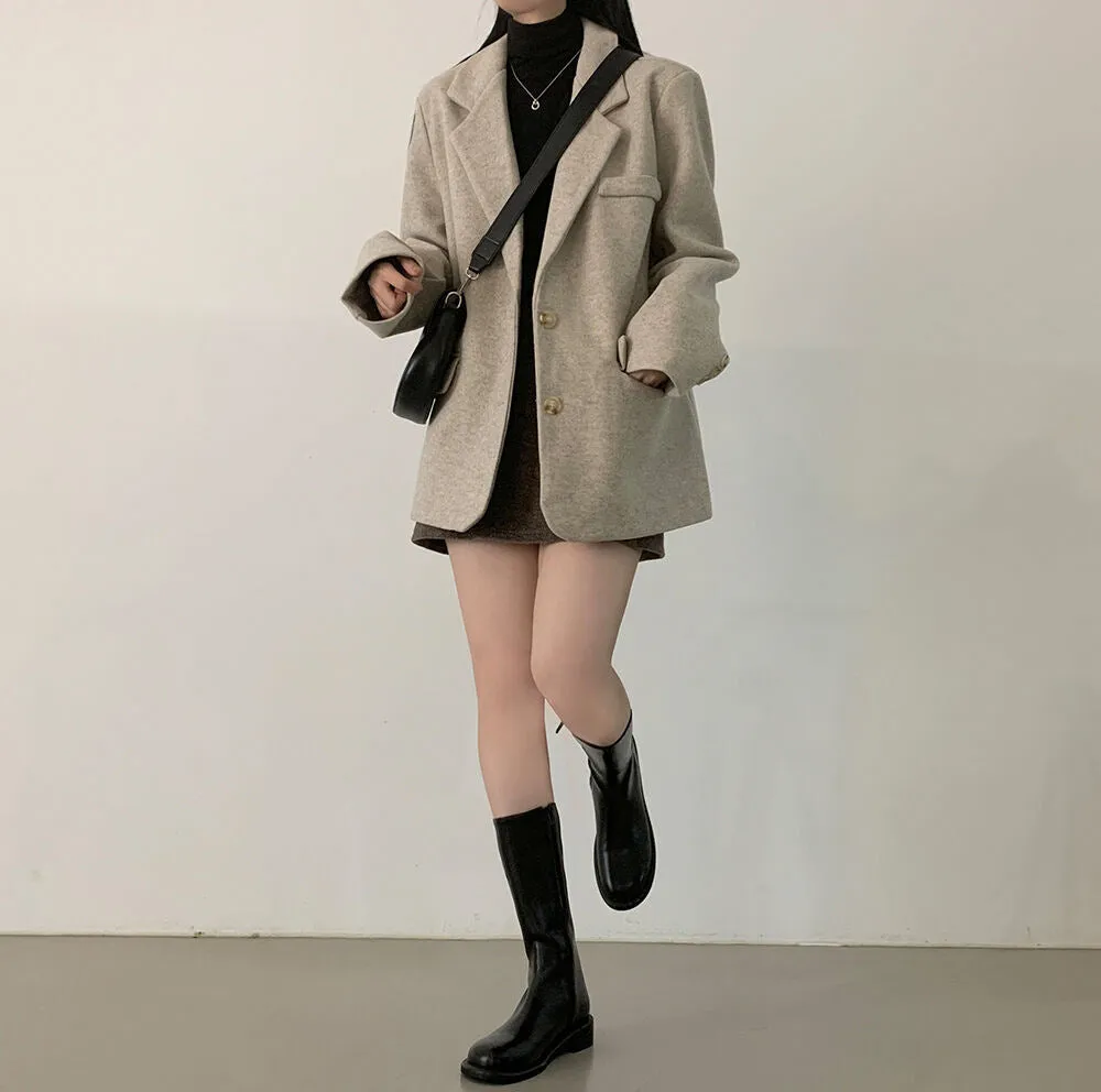 Vintage Woolen Suit Jacket