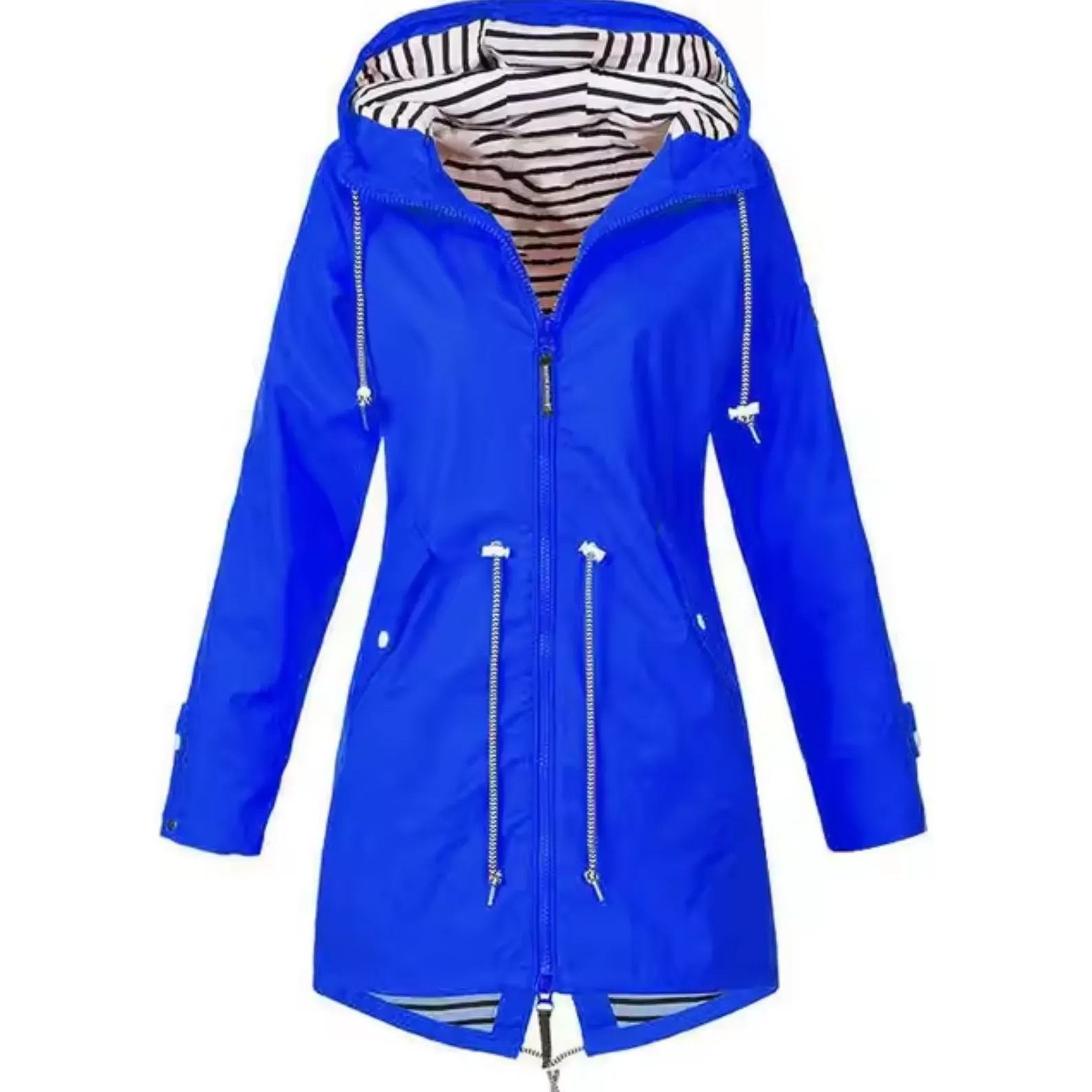 Waterproof Women's Hooded Parka Coat - Stylish and Functional Outerwear for All Weather