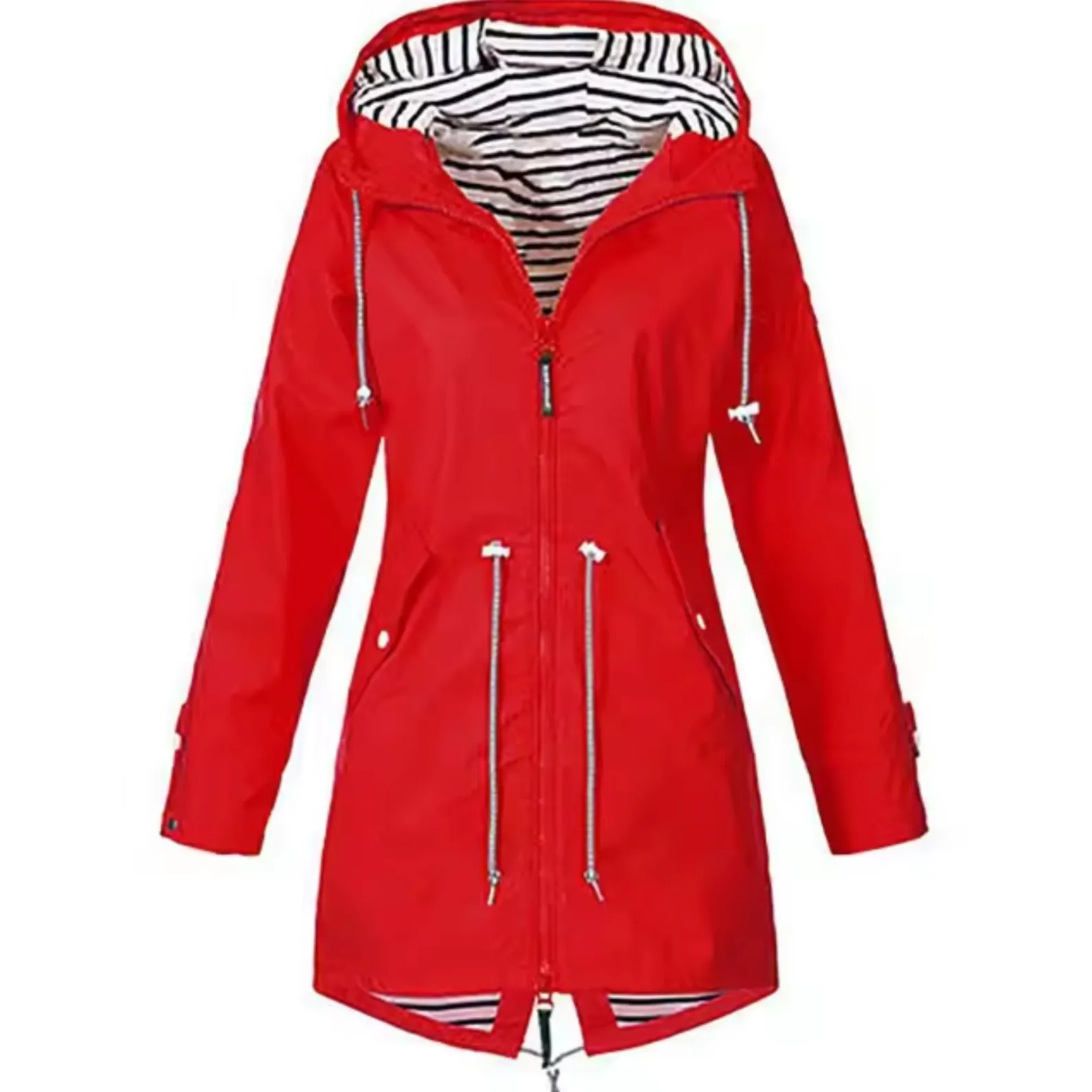 Waterproof Women's Hooded Parka Coat - Stylish and Functional Outerwear for All Weather