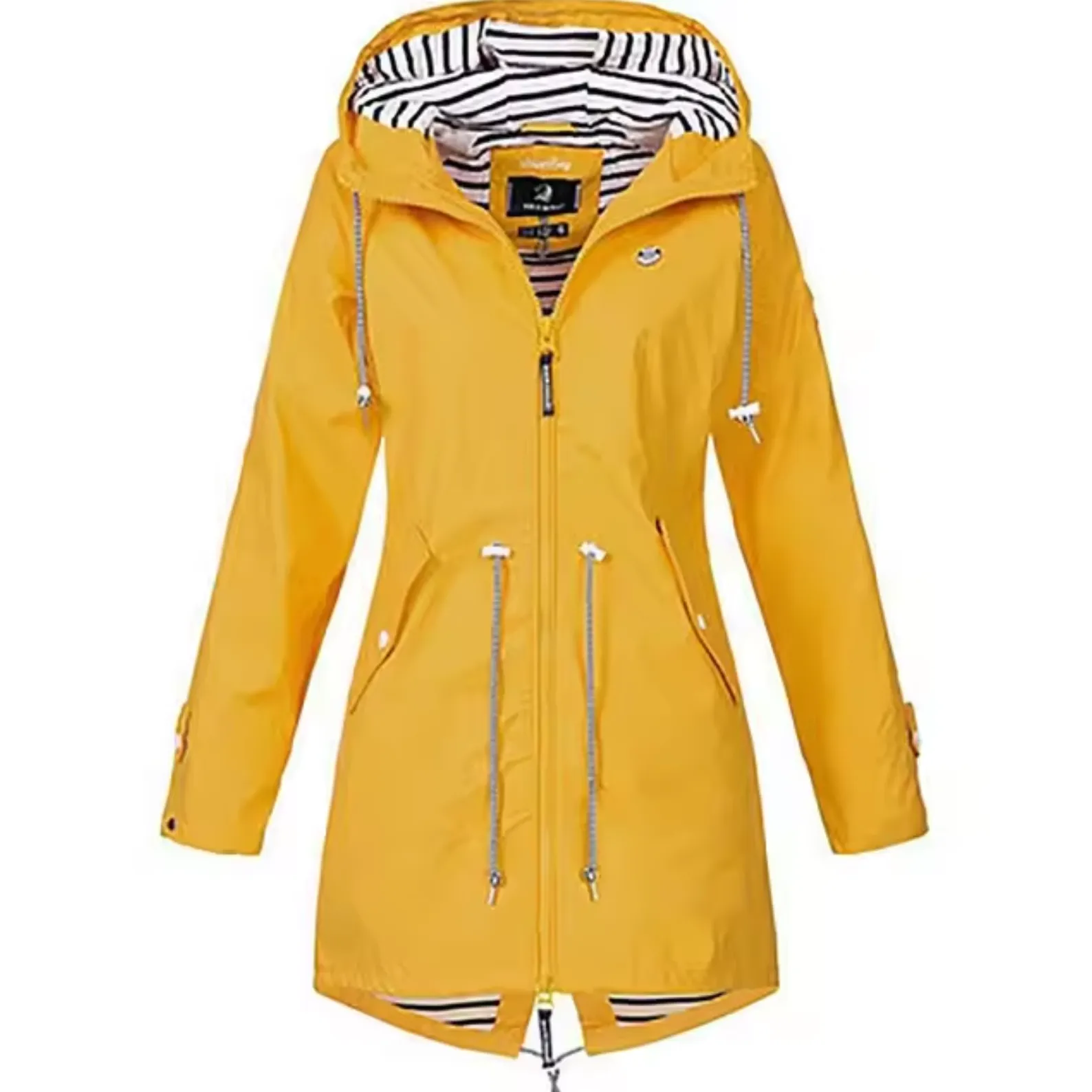 Waterproof Women's Hooded Parka Coat - Stylish and Functional Outerwear for All Weather