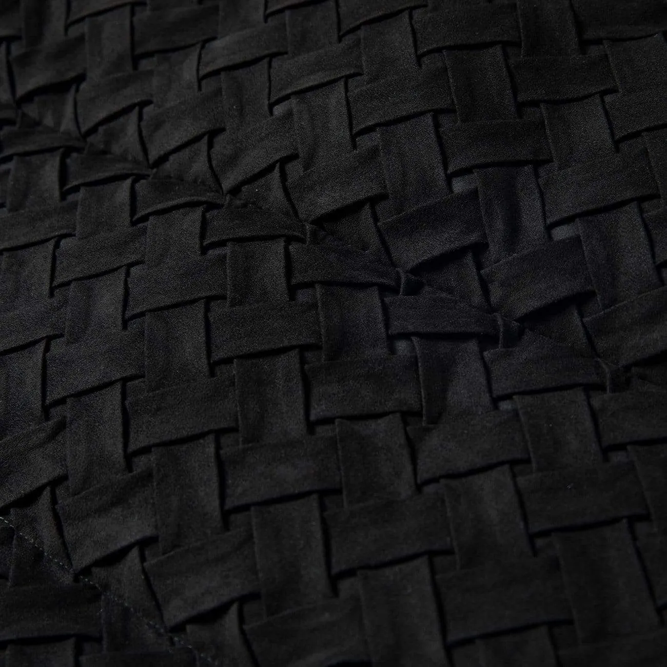 Weave Pattern Winter Coat
