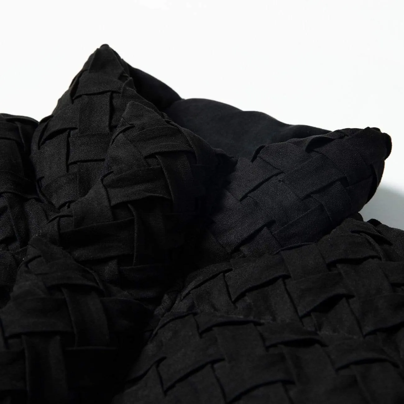 Weave Pattern Winter Coat