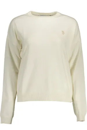 White Wool Women Sweater