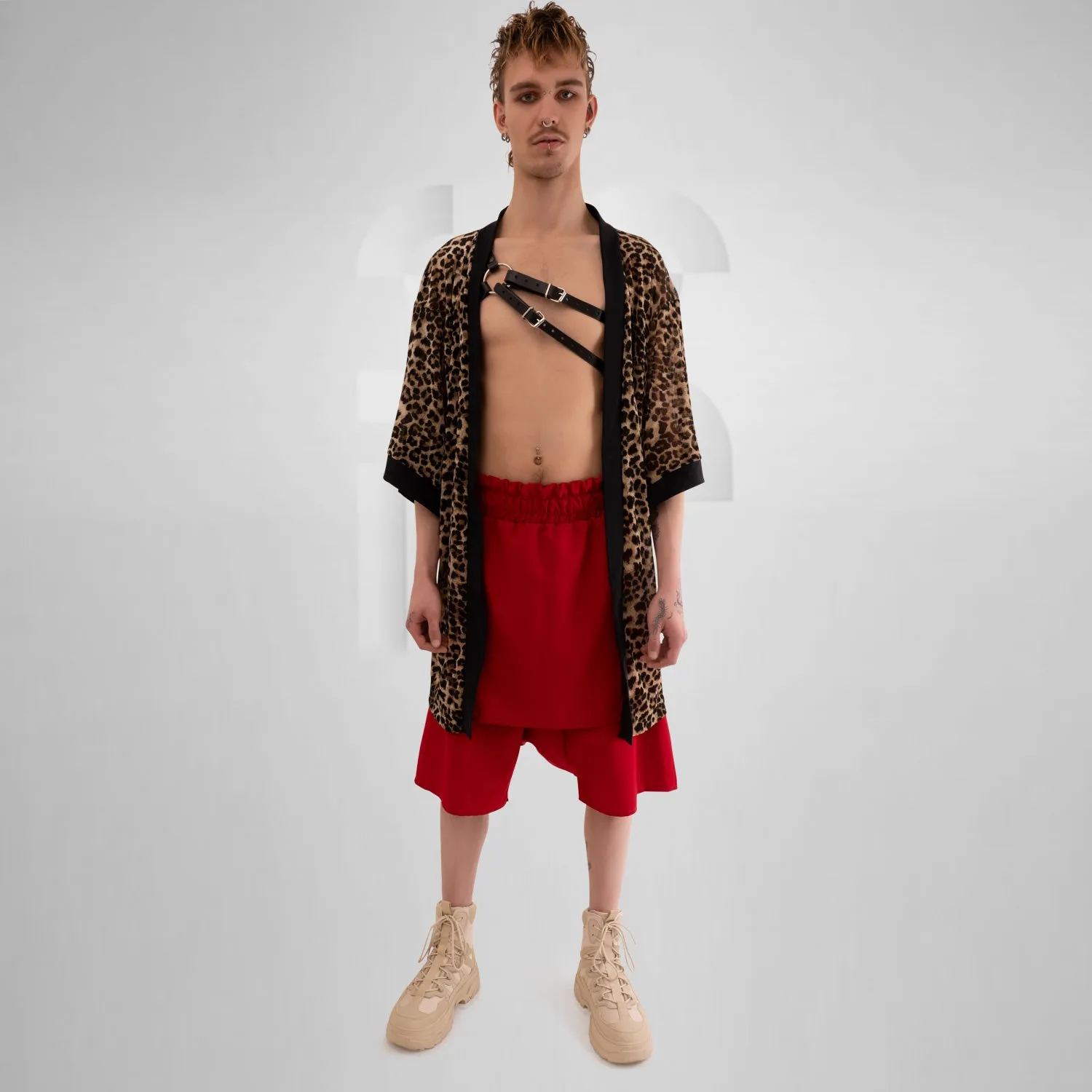 Wild Leopard Print Cardigan