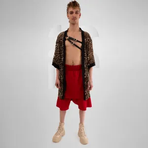 Wild Leopard Print Cardigan