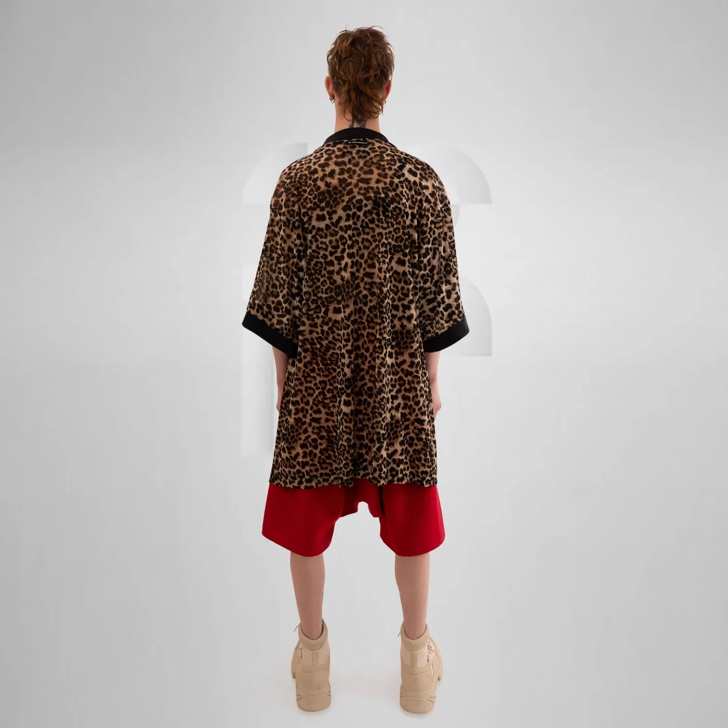 Wild Leopard Print Cardigan