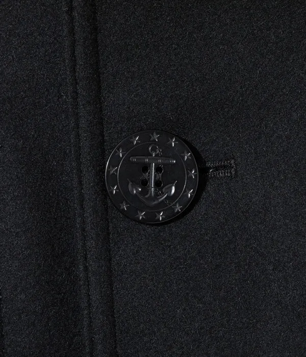 William Gibson Collection Pea Coat - Black