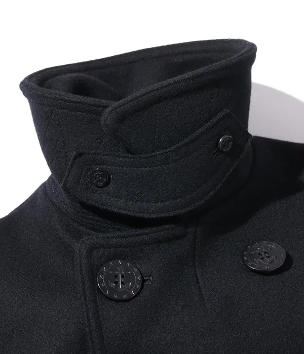 William Gibson Collection Pea Coat - Black