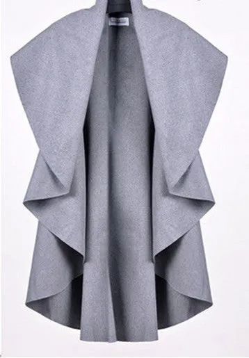 Women Vest Coat Colete Plus Size Loose Irregular Casual Female Coats Jackets Vest Coats 6 Colors