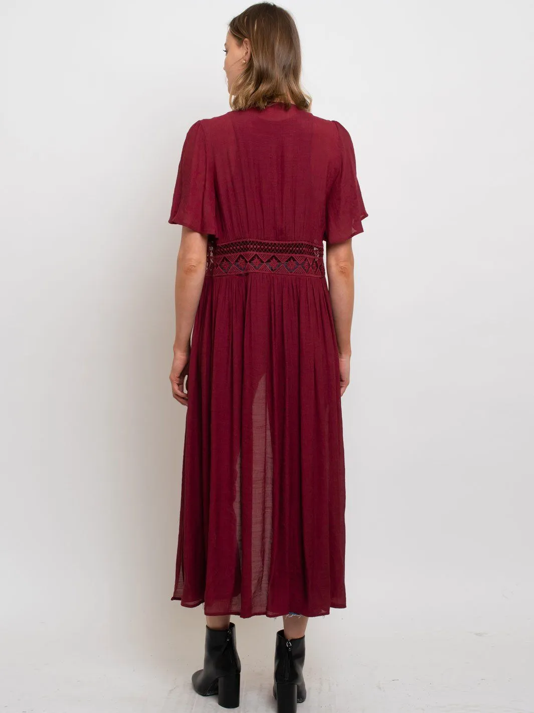 WOMEN'S LACE COVER UP KIMONO