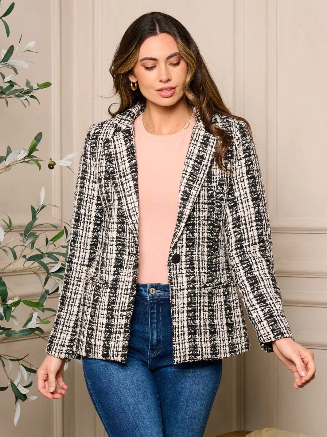 WOMENS LONG SLEEVE BUTTON CLOSURE CARDIGAN