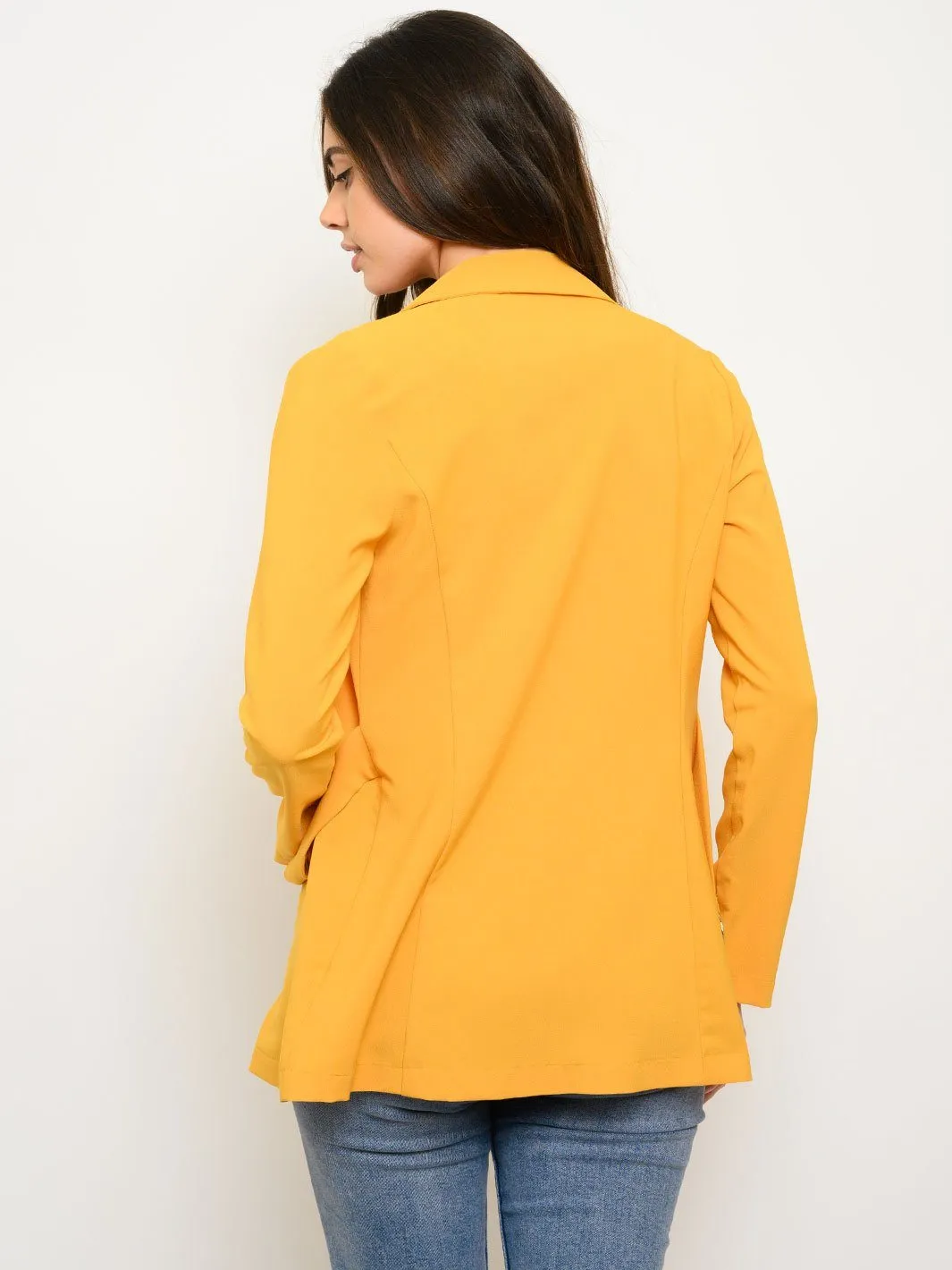 WOMEN'S SELF TIE LONG SLEEVE CARDIGAN