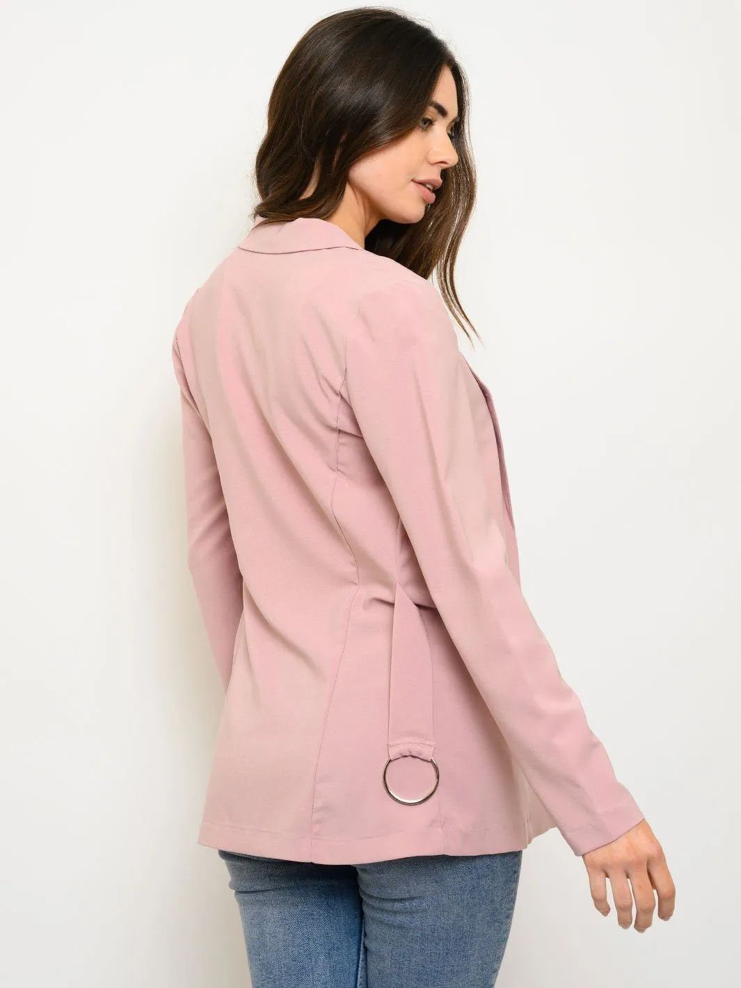 WOMEN'S SELF TIE LONG SLEEVE CARDIGAN