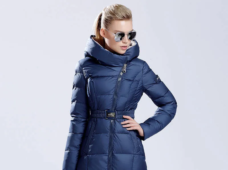 Womens winter down jackets and coats women High Quality Warm Female thickening Warm Parka Hood Over Coat