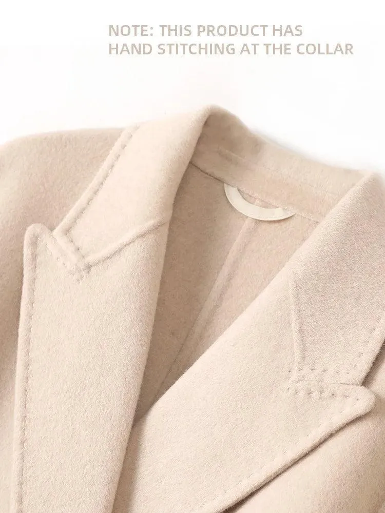 Women's Winter Wool Wrap Coat