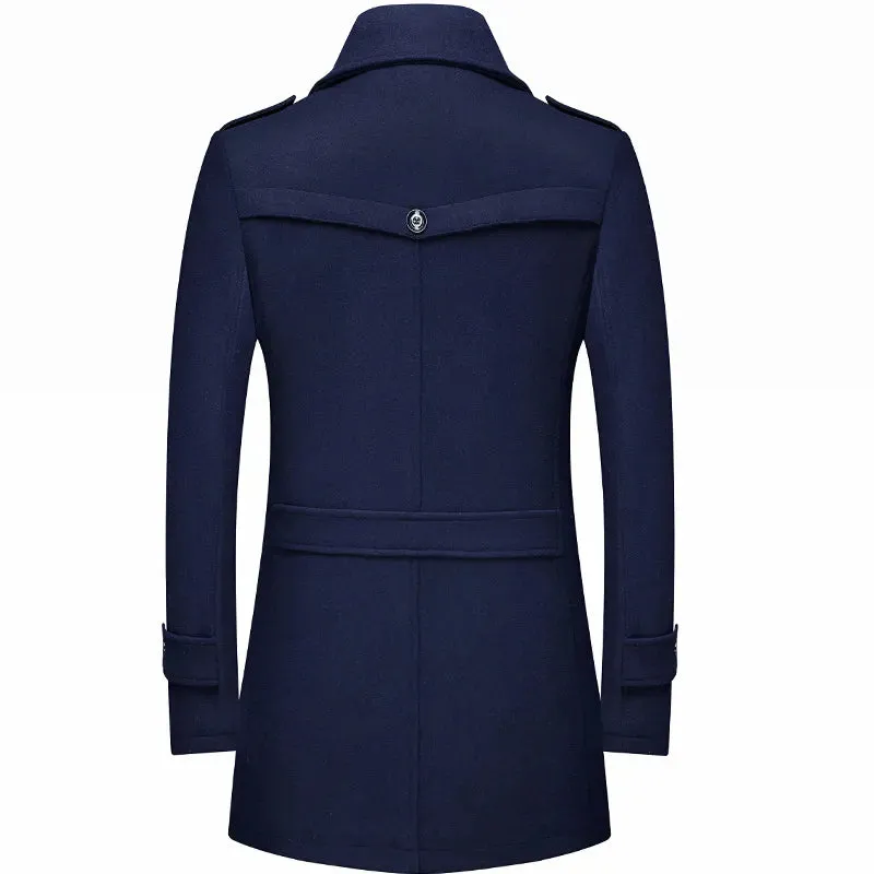 Wool jacket with lining