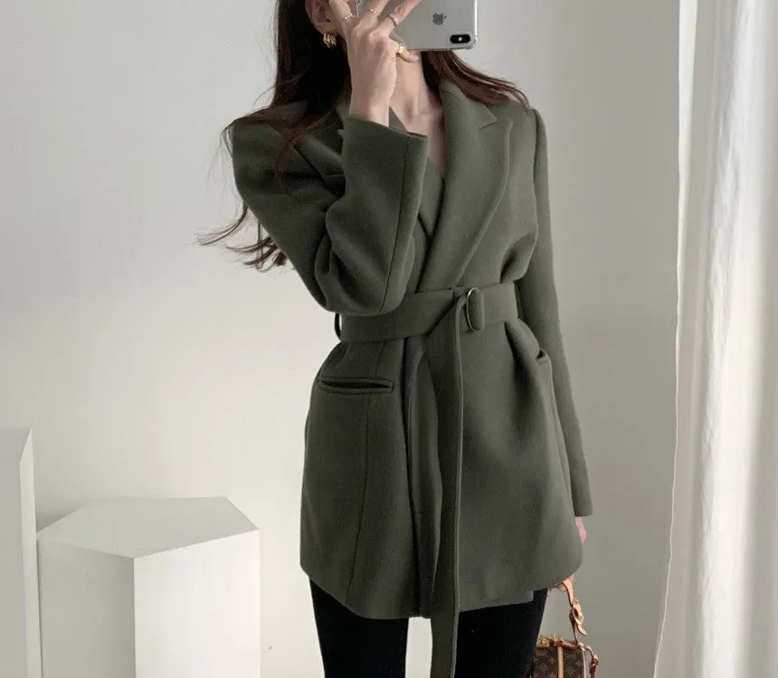 Woolen suit jacket