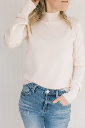 X Ecru Soft Sweater